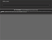 Tablet Screenshot of nhie.com